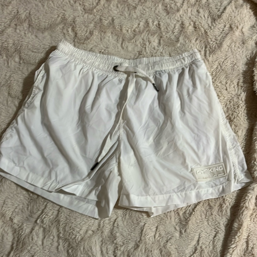Gym king  Arnold Classic Strong Lift Wear White Shorts Size M